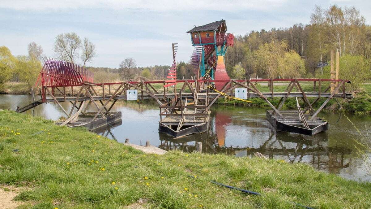 Hochwasser: Teile der Kulturinsel Zentendorf sind überschwemmt