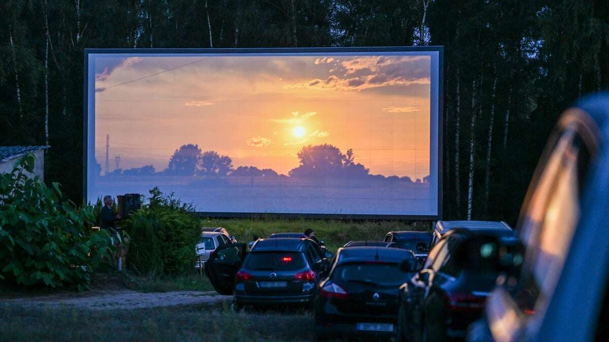 Filmgenuss im Wagen: Autokinos sind rar in Sachsen