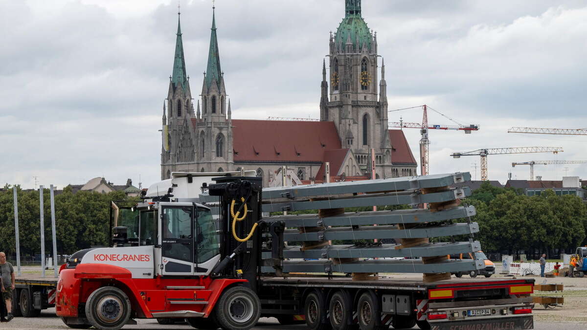 Wiesn-Aufbau hat begonnen - Rätsel um Bierpreis