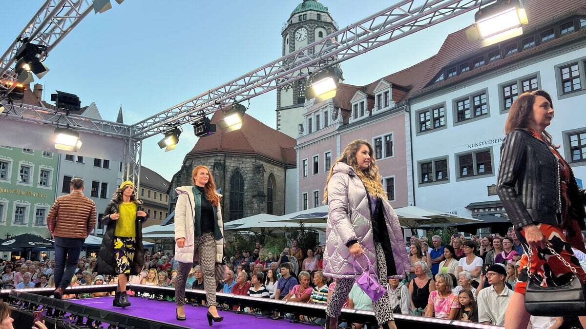 Der Meißner Markt wird wieder zum Laufsteg