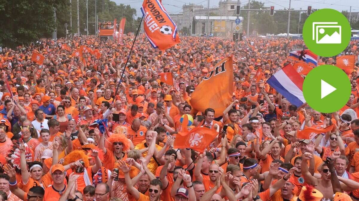 Leipziger Polizei beeindruckt vom Fanwalk der Niederländer