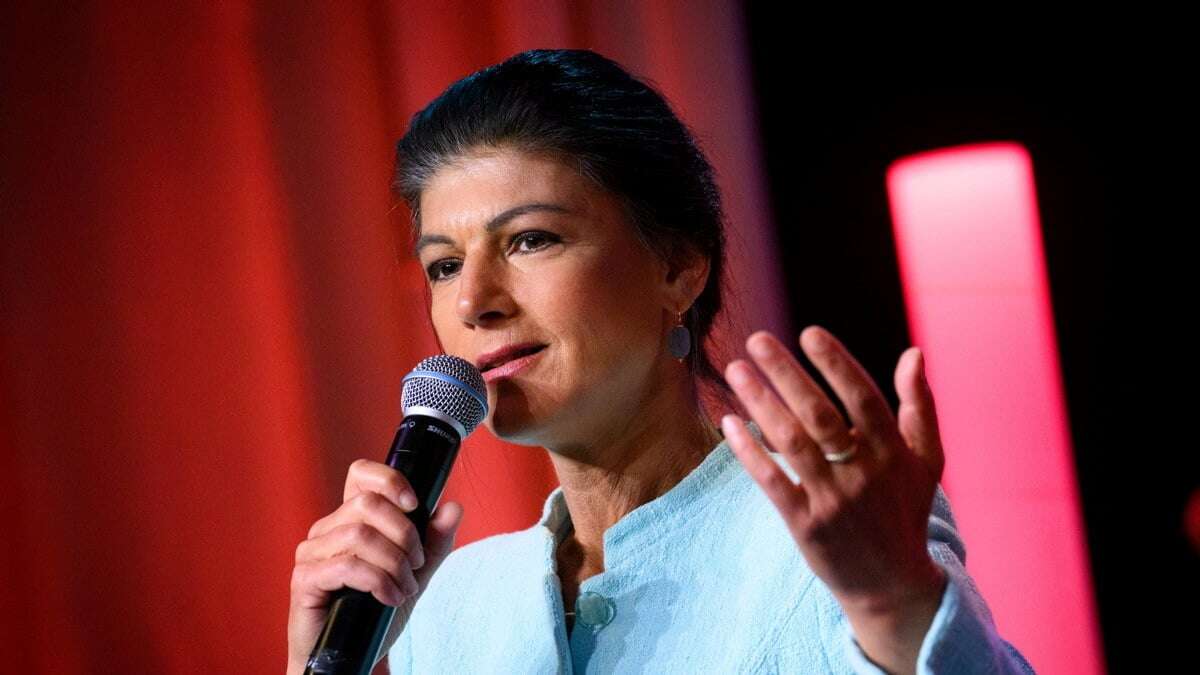 Harte Fragen statt Wohlfühltalk: Sahra Wagenknecht in der Defensive