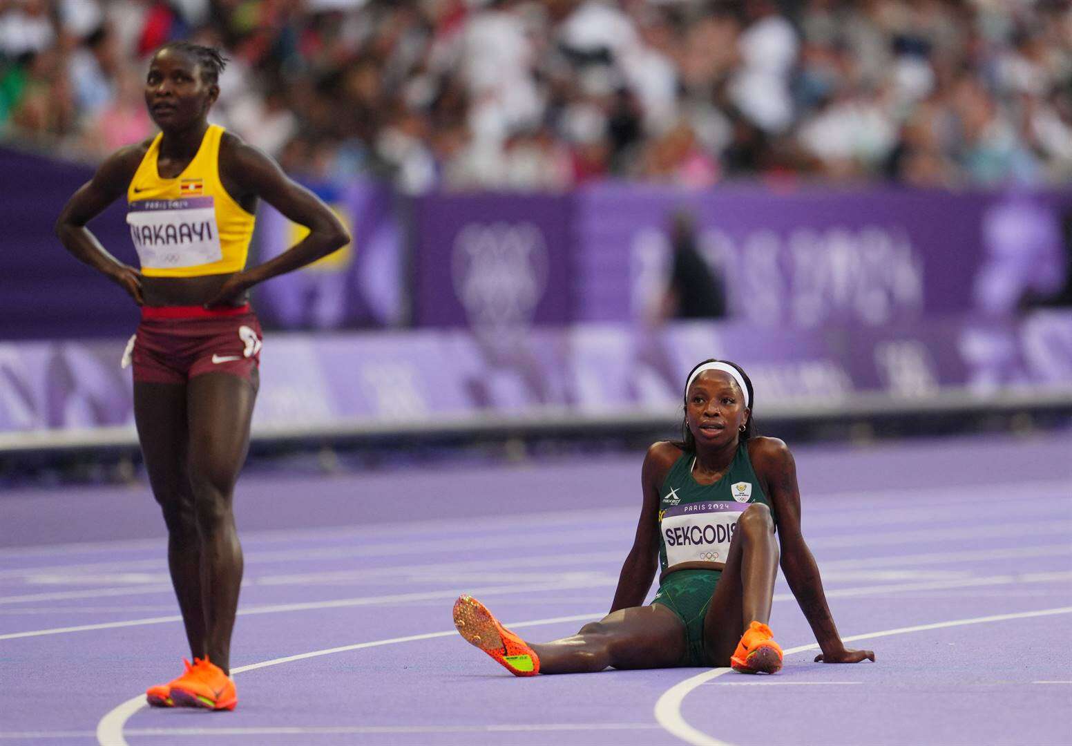 Sekgodiso deur na halfeind van 800 m in bedompige toestande