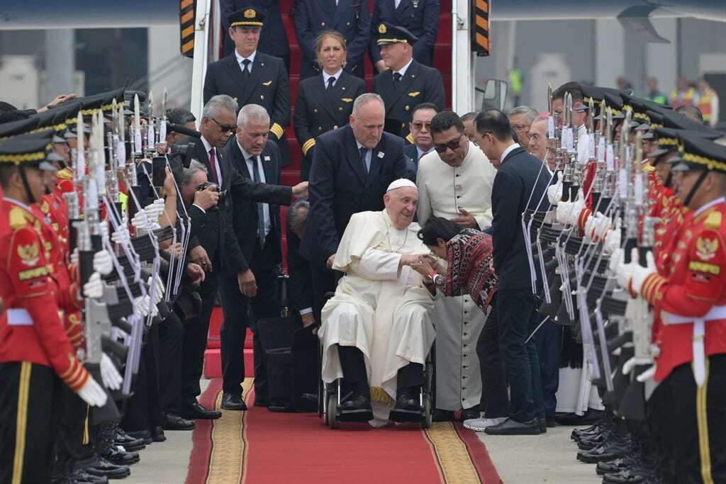 Pope Francis arrives in Muslim-majority Indonesia to start Asia-Pacific tour