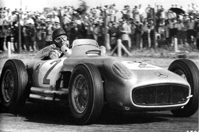 Fangio's Mercedes 1954 F1 car sold for record $53m at auction