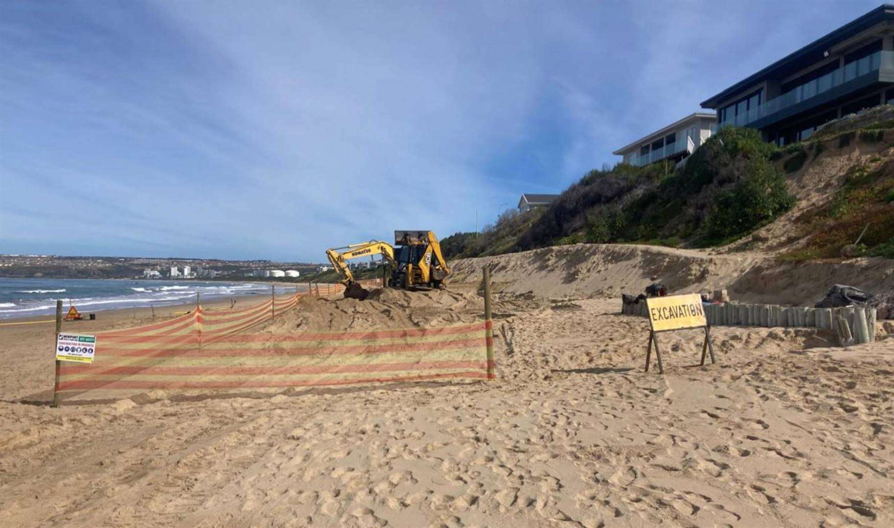 Projek begin op Hartenbos se strand weens verweerde duin