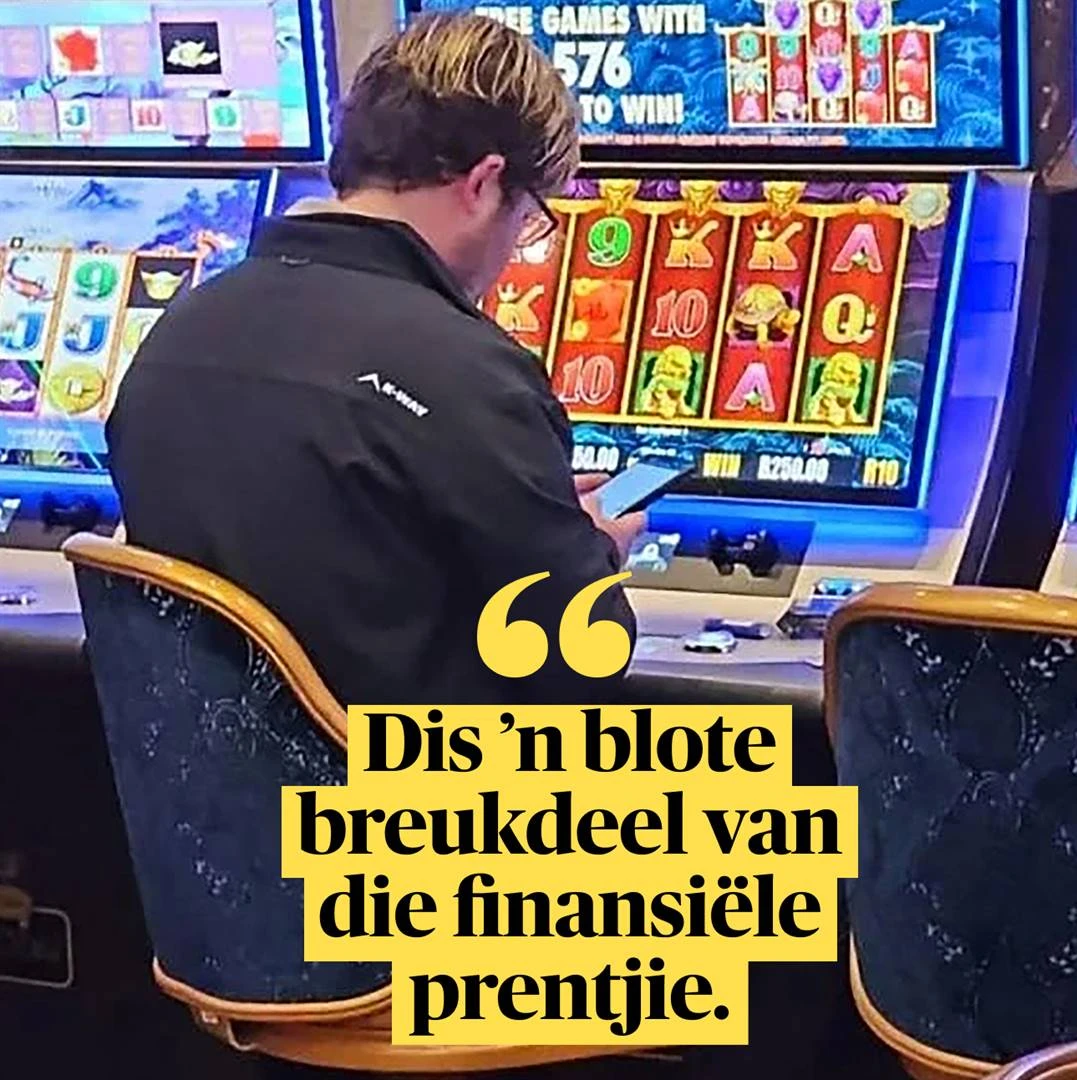 Bougas het R80 miljoen uitgedobbel, wys skokkende nuwe bankstate