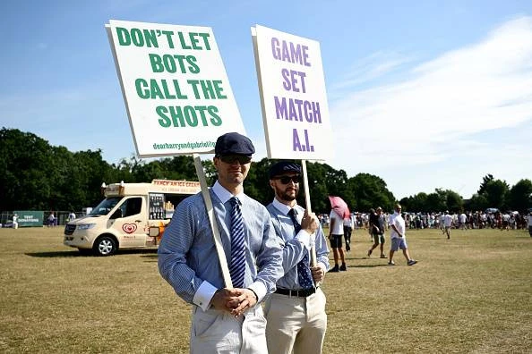 Lynregters word gemis by Wimbledon ná KI hul werk oorneem