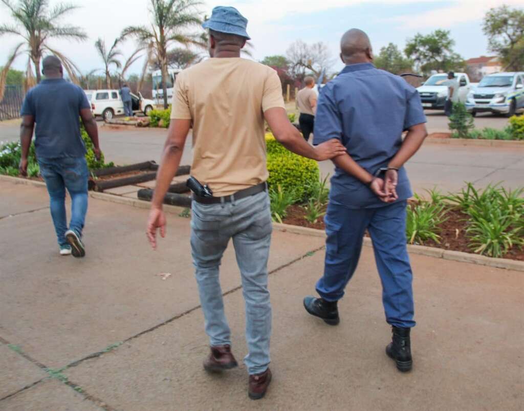 Cop, reservist in custody after allegedly demanding R1 500 from man accused of possession of dagga