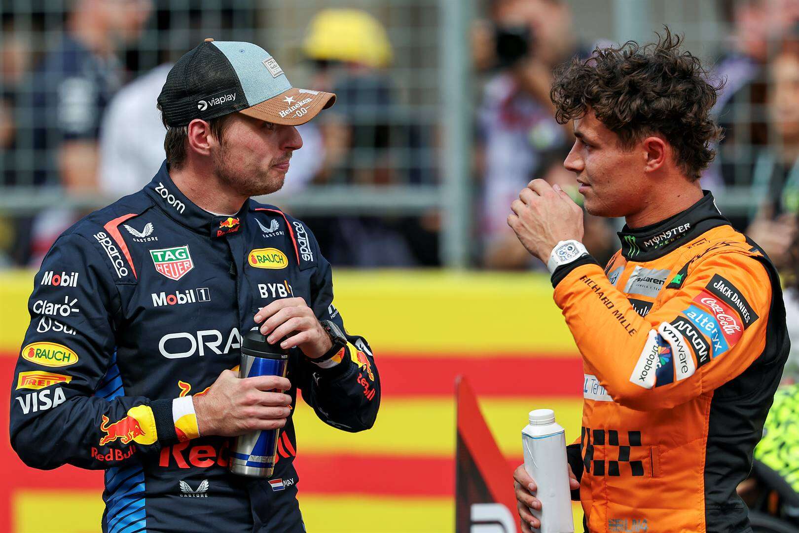 Norris sê Verstappen se enigste taak is om hom te klop