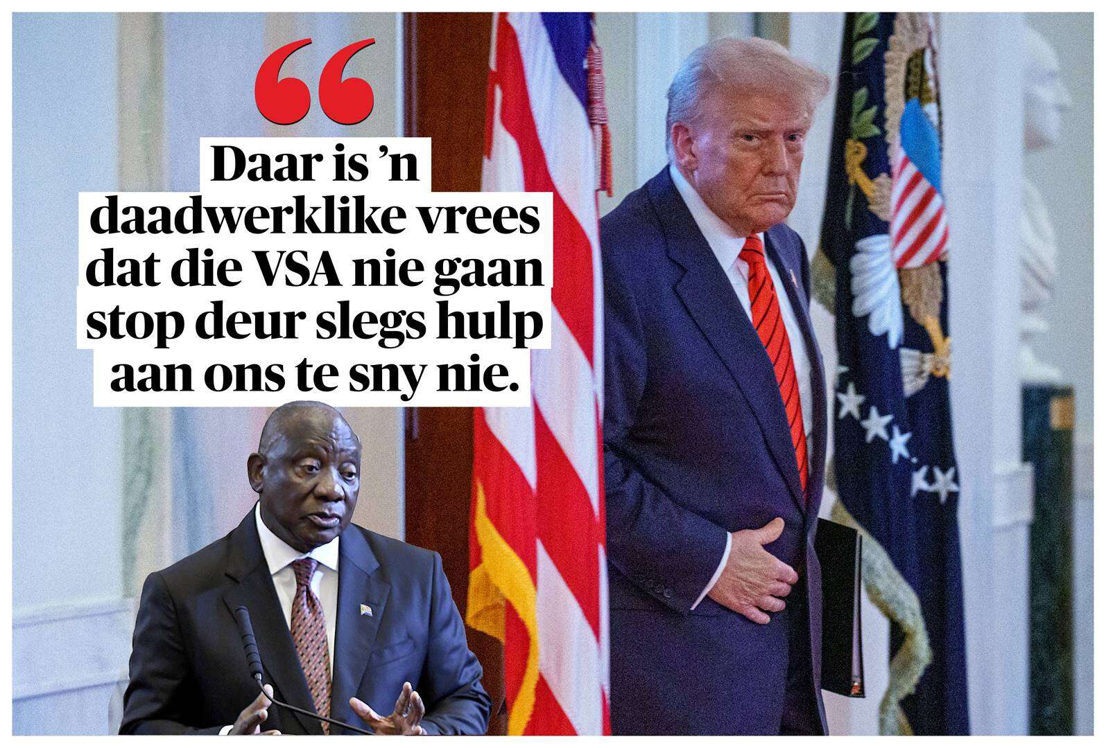 Trump-man waarsku: As SA nie wil hoor nie, moet hy vóél