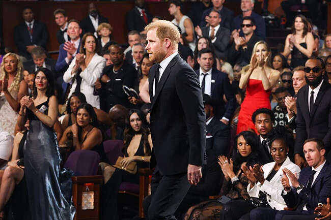 Prince Harry honoured with Tillman award at ESPN's Espy Awards