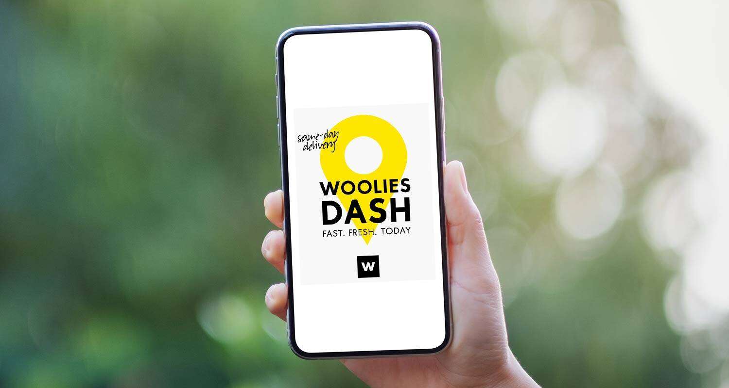 Woolies Dash laat wiel, met groei van bykans 50%