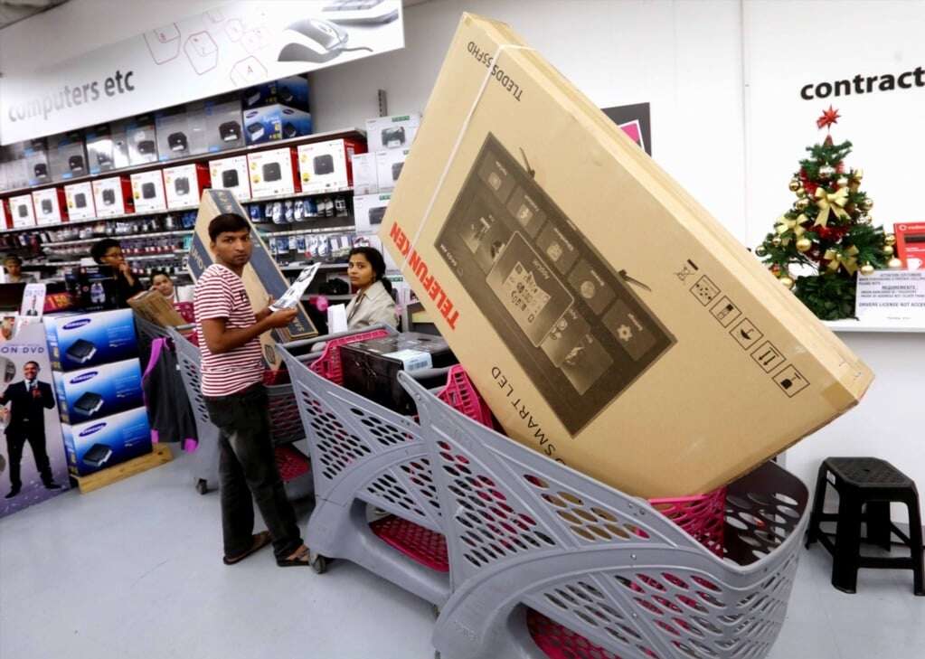 Frenzy for Black Friday may have died down, but locals still buying up a storm