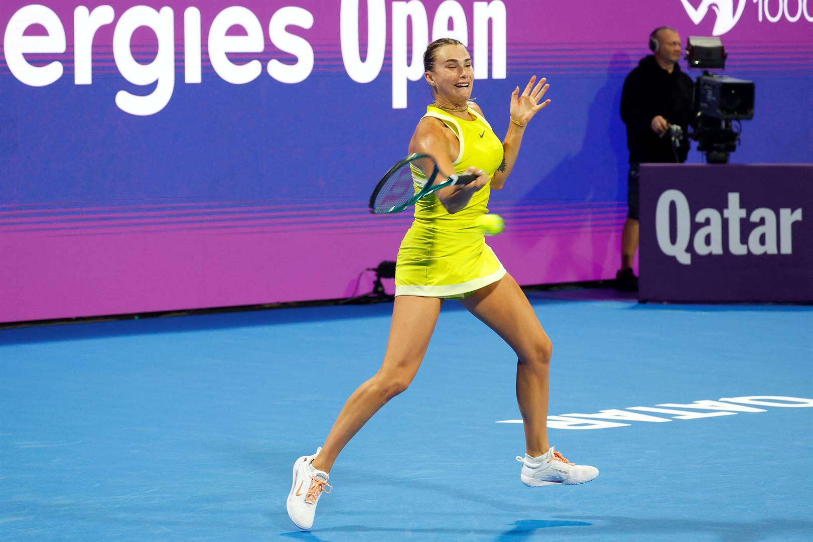 Sabalenka en Gauff pak albei vroeg hul tasse in Katar