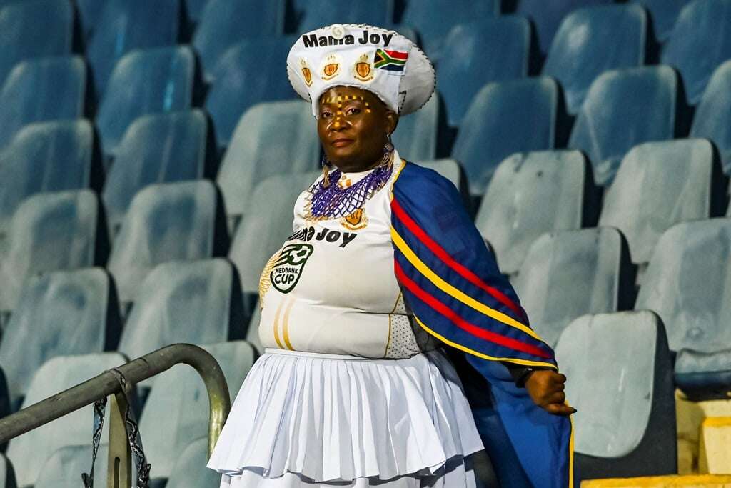 Superfan Mama Joy faces backlash after unsporting behaviour at Bafana match goes viral