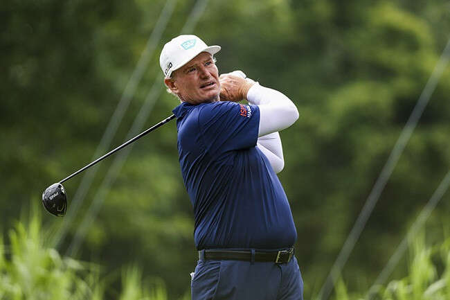 SA golf legend Ernie Els wins first Major on senior tour