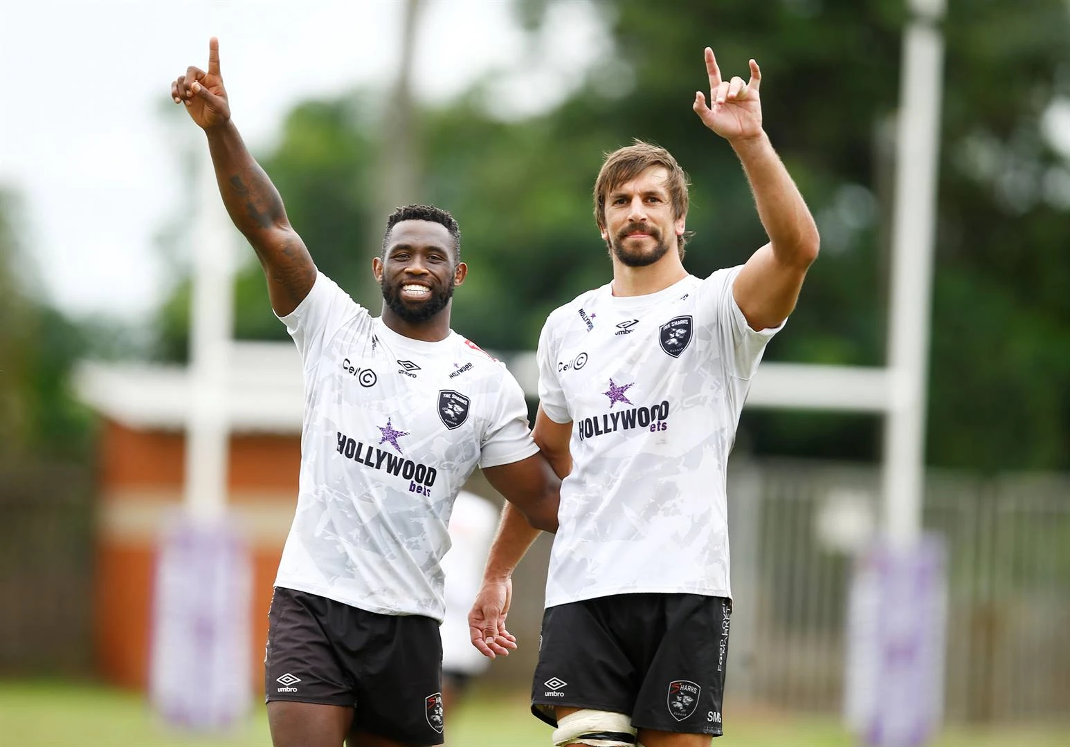 Etzebeth én Fassi deel van Bok-belaaide Haaie teen Edinburgh