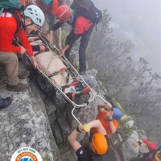 Amerikaanse stapper (27) op Tafelberg gered ná skattejag-ongeluk