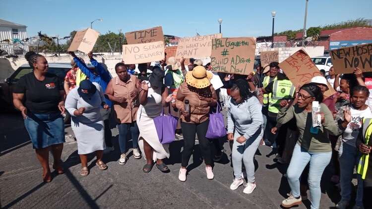 'We are firm and clear': Gugulethu protesters demand update on new hospital