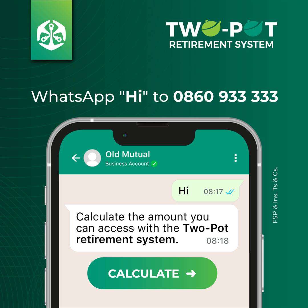 2-potstelsel: Old Mutual het al R2,3 mjd. uitbetaal