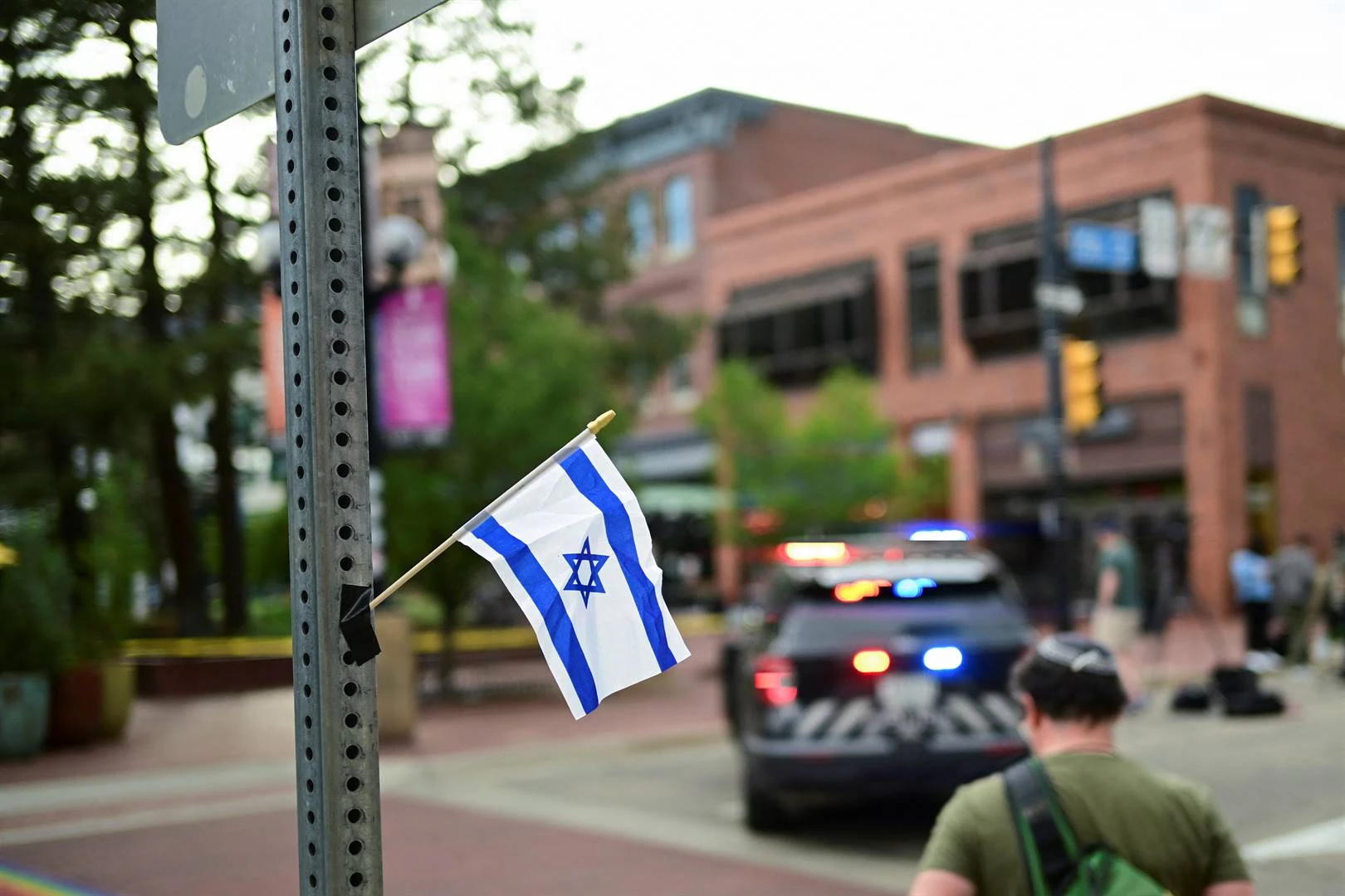 Pro-Israel betogers in Colorado met brandbomme bestook
