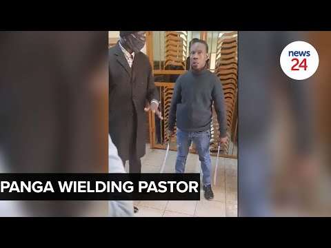 WATCH: Panga-wielding pastor terrorises staff, pupils at Katlehong school