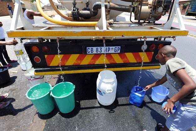 Johannesburg's 75 water trucks struggling to keep up with spreading water outages