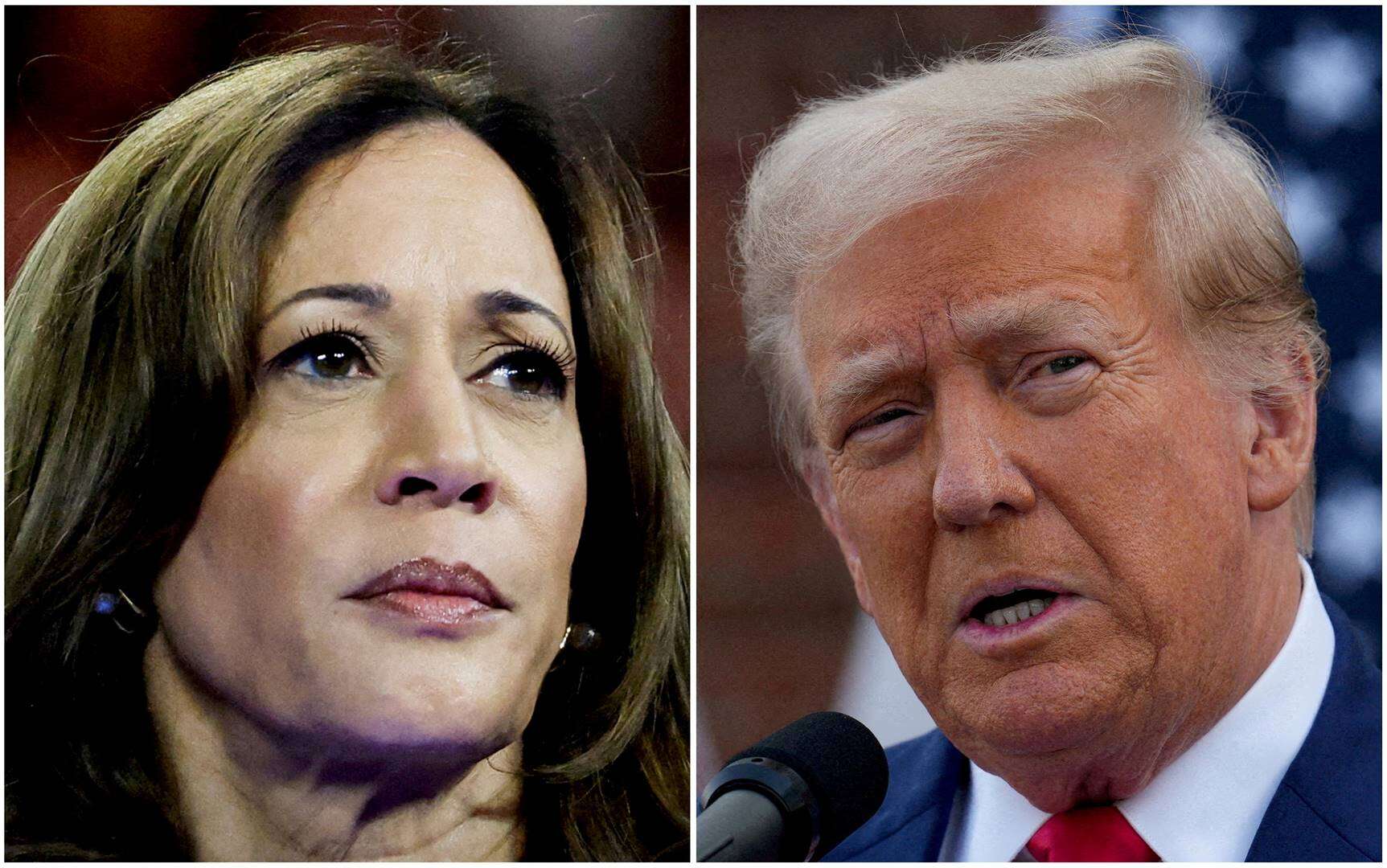 Amerikaners wed nou miljoene op Trump, Harris voor verkiesing