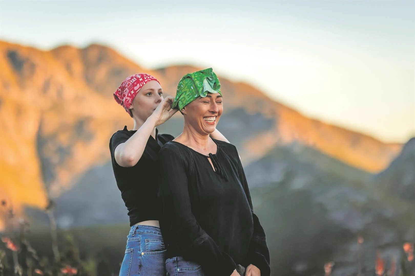 George mother and daughter fight cancer together