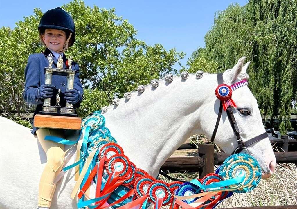 8-year-old Mila Jardine gallops into the spotlight, winning big at Appaloosa National Champs