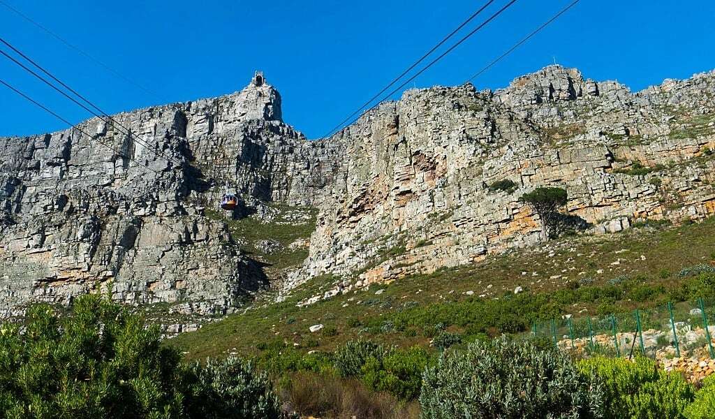 Trainee officers flood Table Mountain for a day ahead of festive season