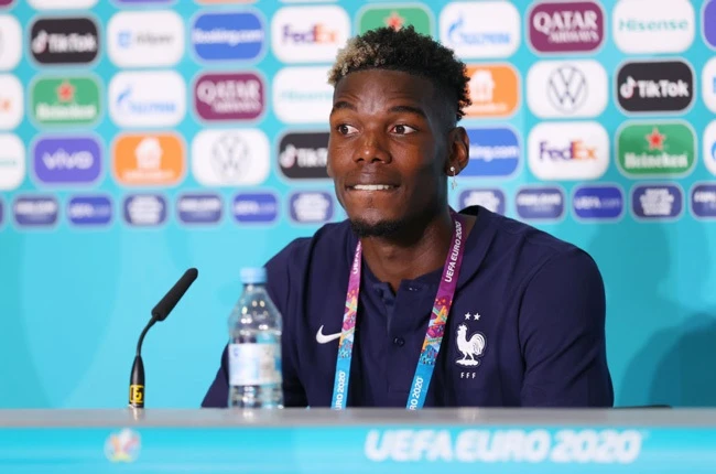 WATCH | Pogba removes beer bottles at press conference, plays down Ruediger 'bite'