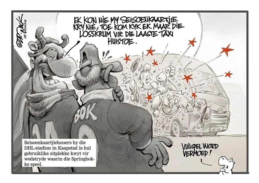 Spotprent: 13 Mei 2025