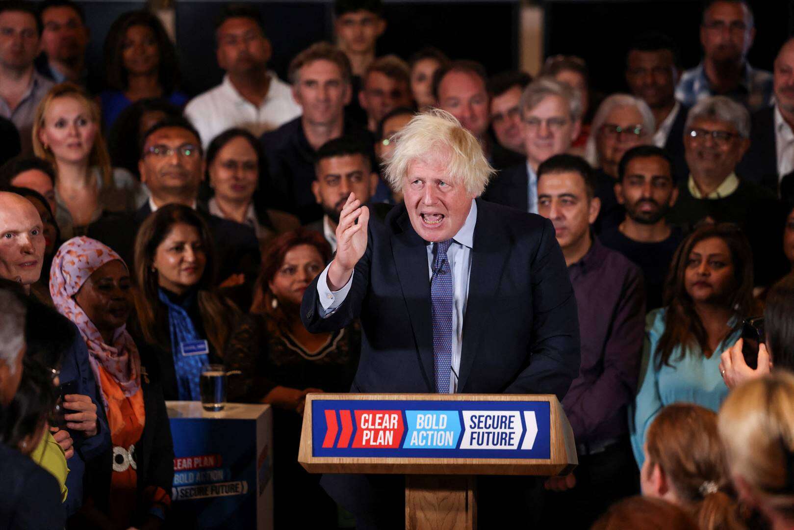 Britse Verkiesing: Boris Johnson se verrassingsverskyning