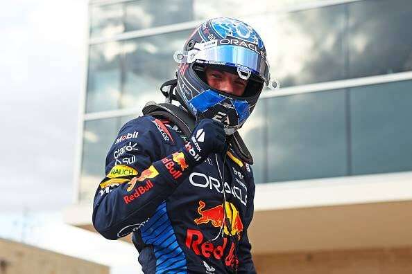 Verstappen spring voor weg in snelren in Austin