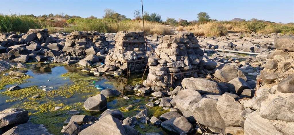 Police destroy illegally built bridge across Limpopo River allegedly used for cross-border crimes