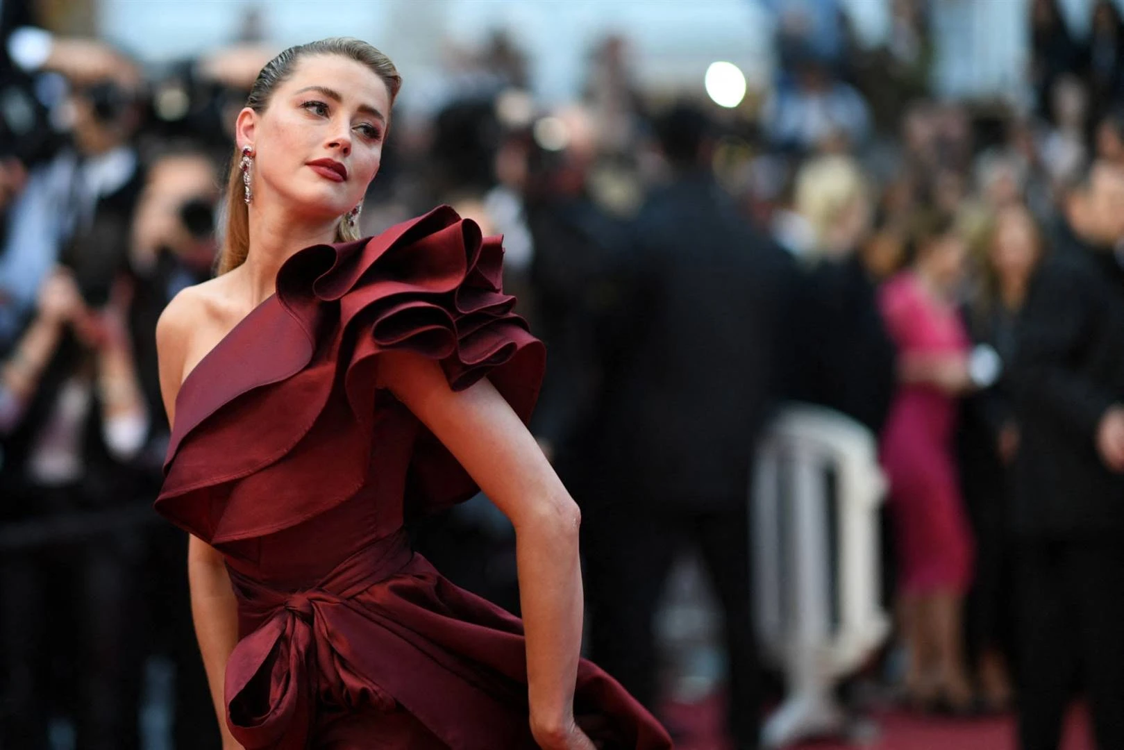 Amber Heard verwelkom tweeling