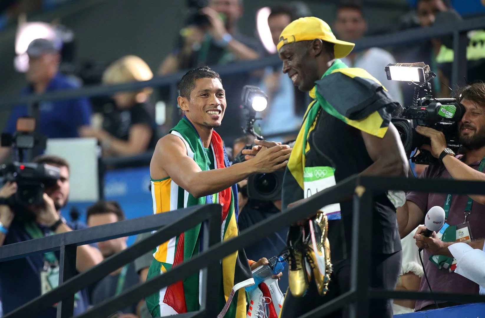 Legendariese Bolt spyt hy en Van Niekerk kon nooit kragte meet