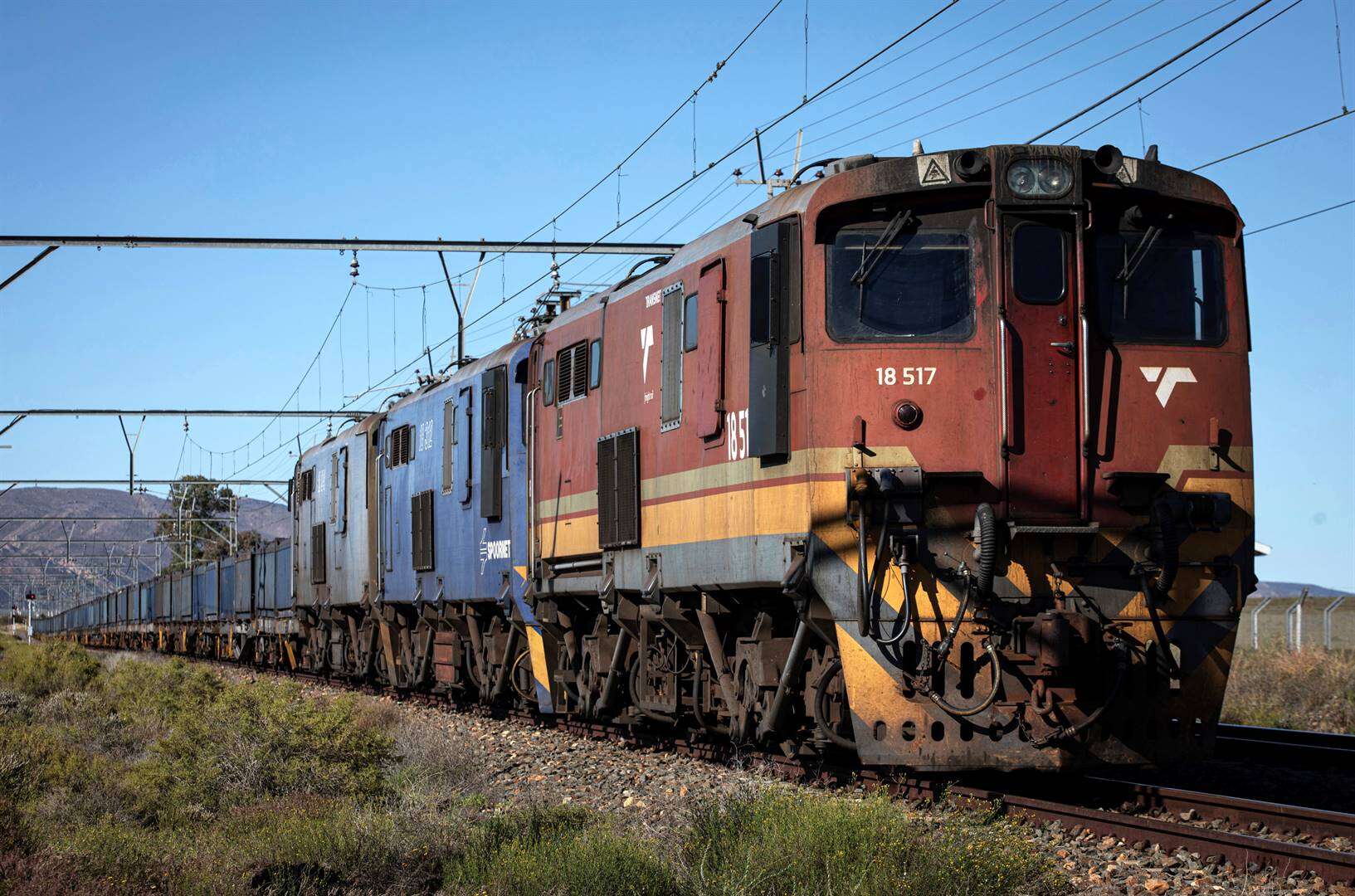 Transnet: Chinese lokomotiewe bly dalk op spoor danksy nuwe onderdele