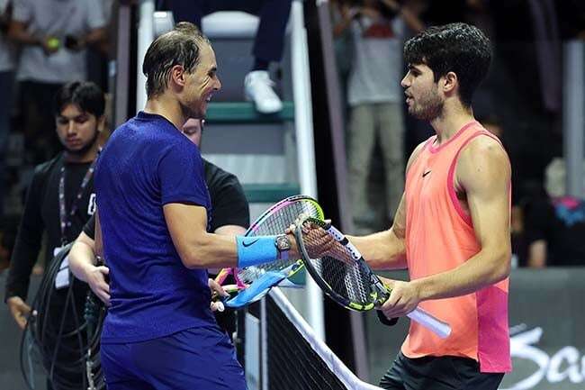 Nadal defeated by 'animal' Alcaraz in Saudi Arabia as career nears end