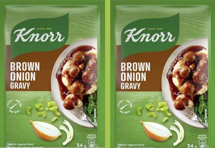 Knorr recalls brown onion gravy after mix-up with another product