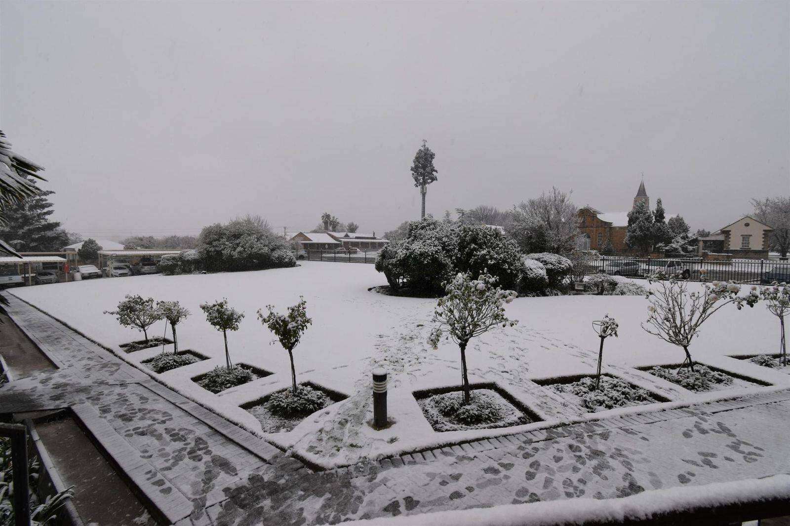 FOTO'S | Binneland word verras met spierwit sneeukombers