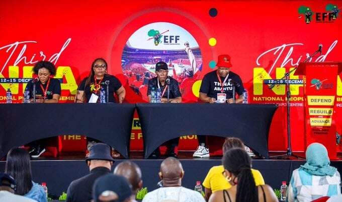 EFF SG rejects MK Party's well wishes, Holomisa goes golfing but delegates excited about congress