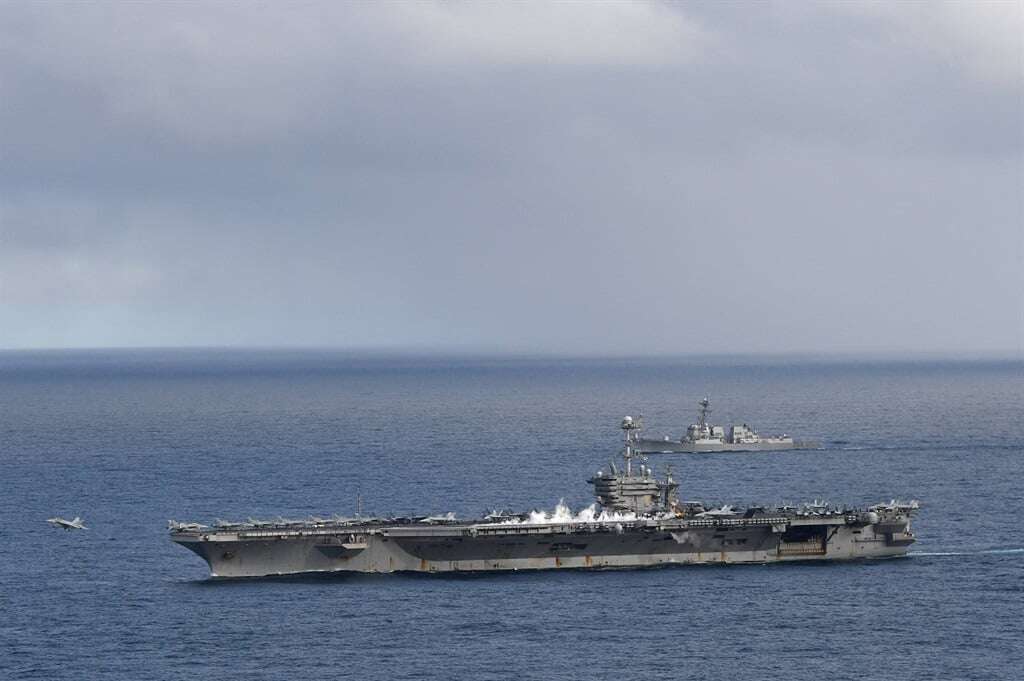 US Navy aircraft carrier collides with vessel near Egypt