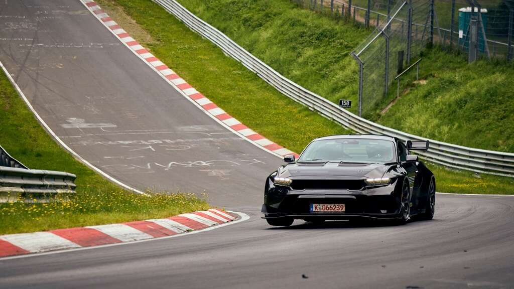 Ford's 599kW Mustang GTD claims victory at Nürburgring, the world's most difficult racetrack