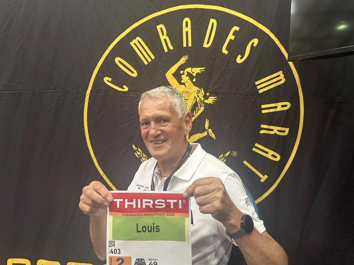 Massyn (75) sê hy’s volgende jaar terug vir die Comrades ná 50-mylpaal