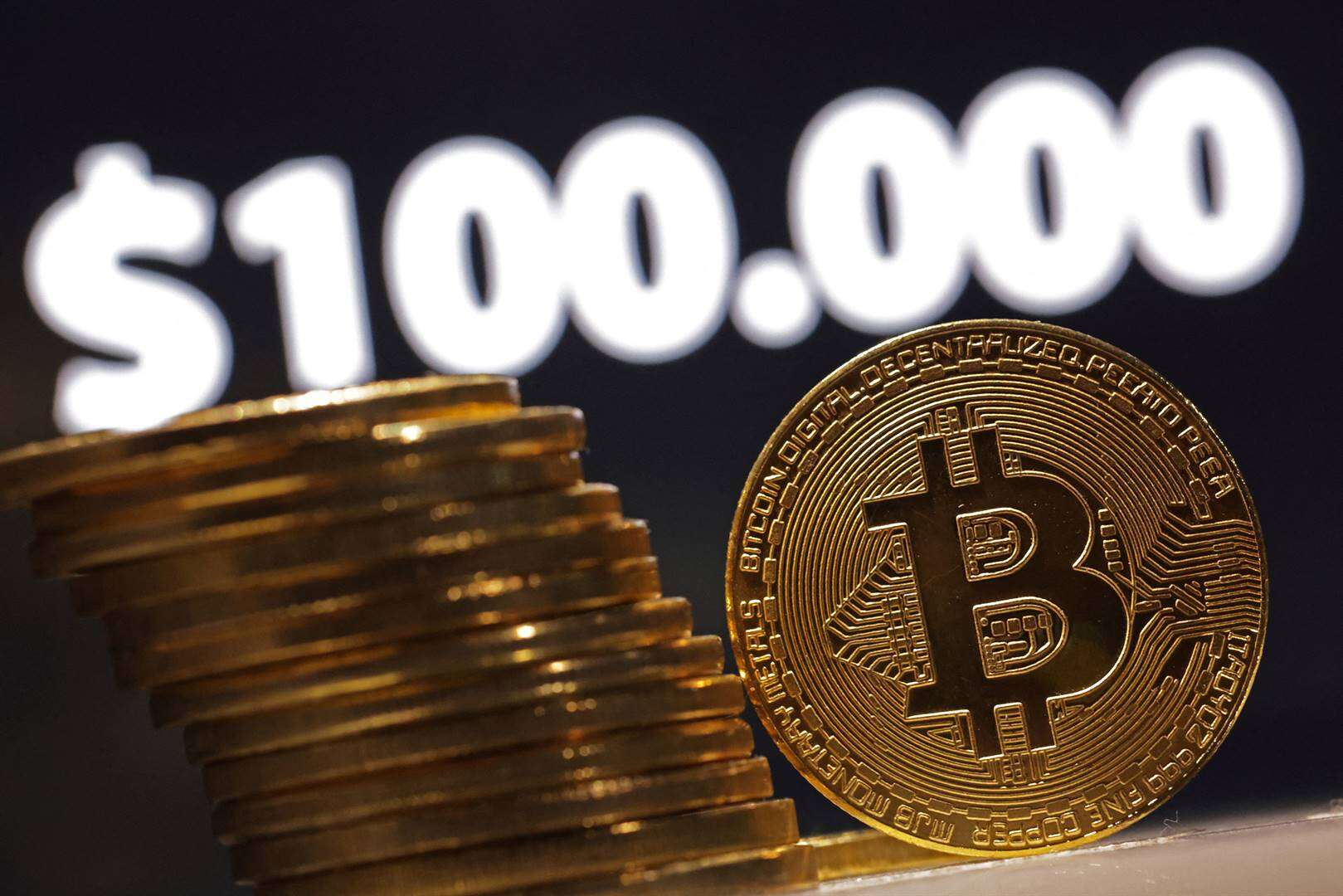 Bitcoin bars deur $100 000