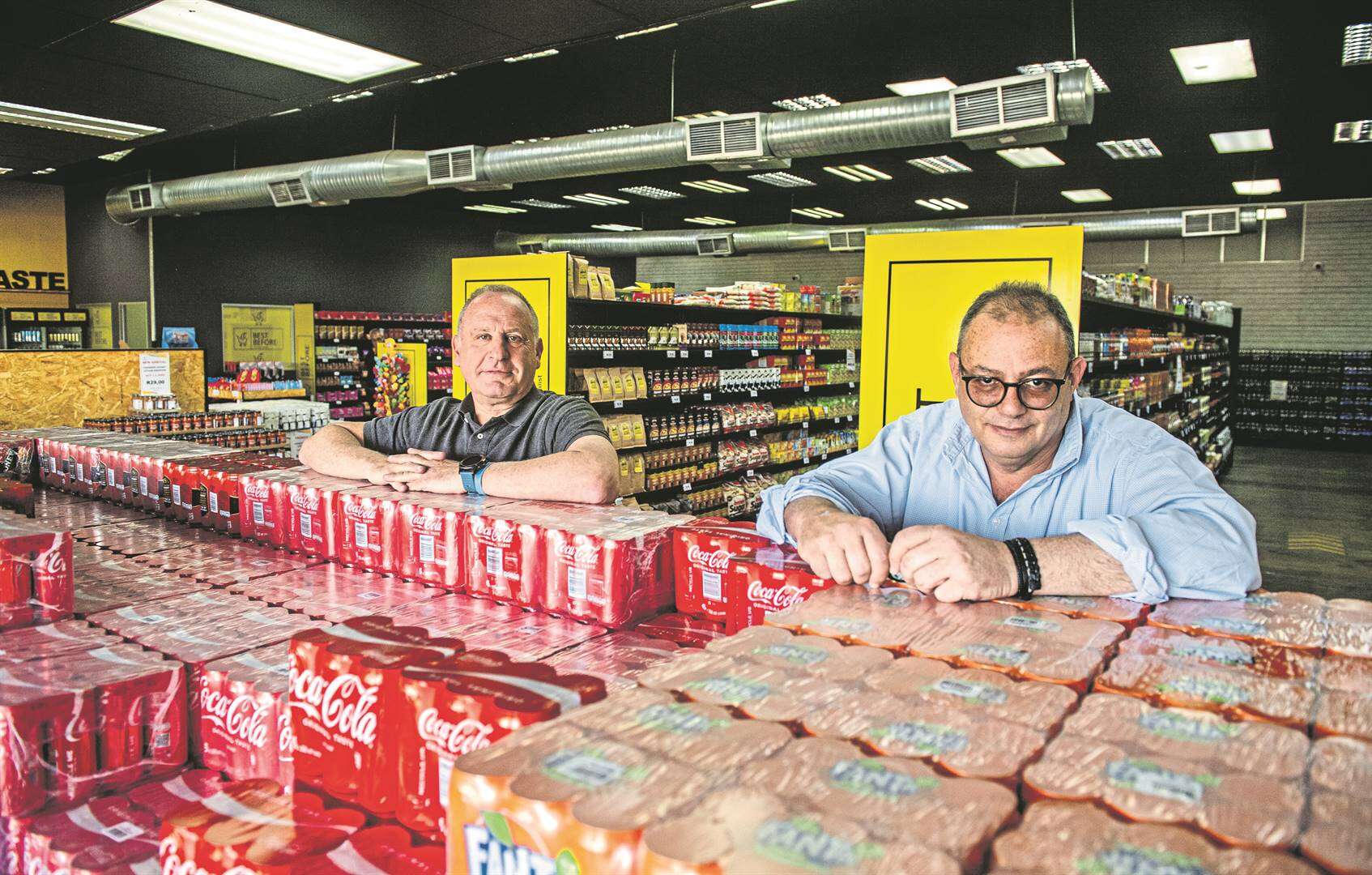 'n Winkel met winskopies vir verbruikers se plat beursies rsie