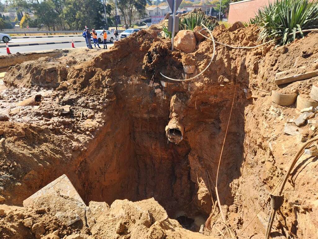 Meet 'Republic Mess', Joburg's 70-year-old water pipe that's burst 20 times so far this year